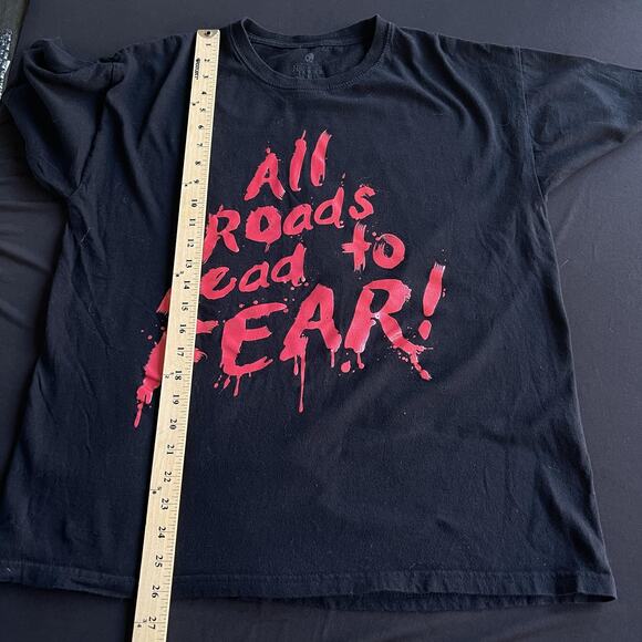 Halloween Horror Nights Shirt Mens Large Universal Studios Back Print Fear Tee - Picture 8 of 9
